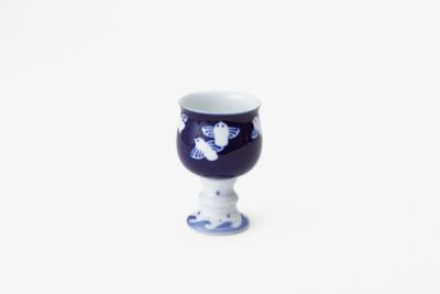 深川製磁　夏型　ワインカップ　2客　美品