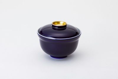 花は桜（ルリ）　雑煮碗