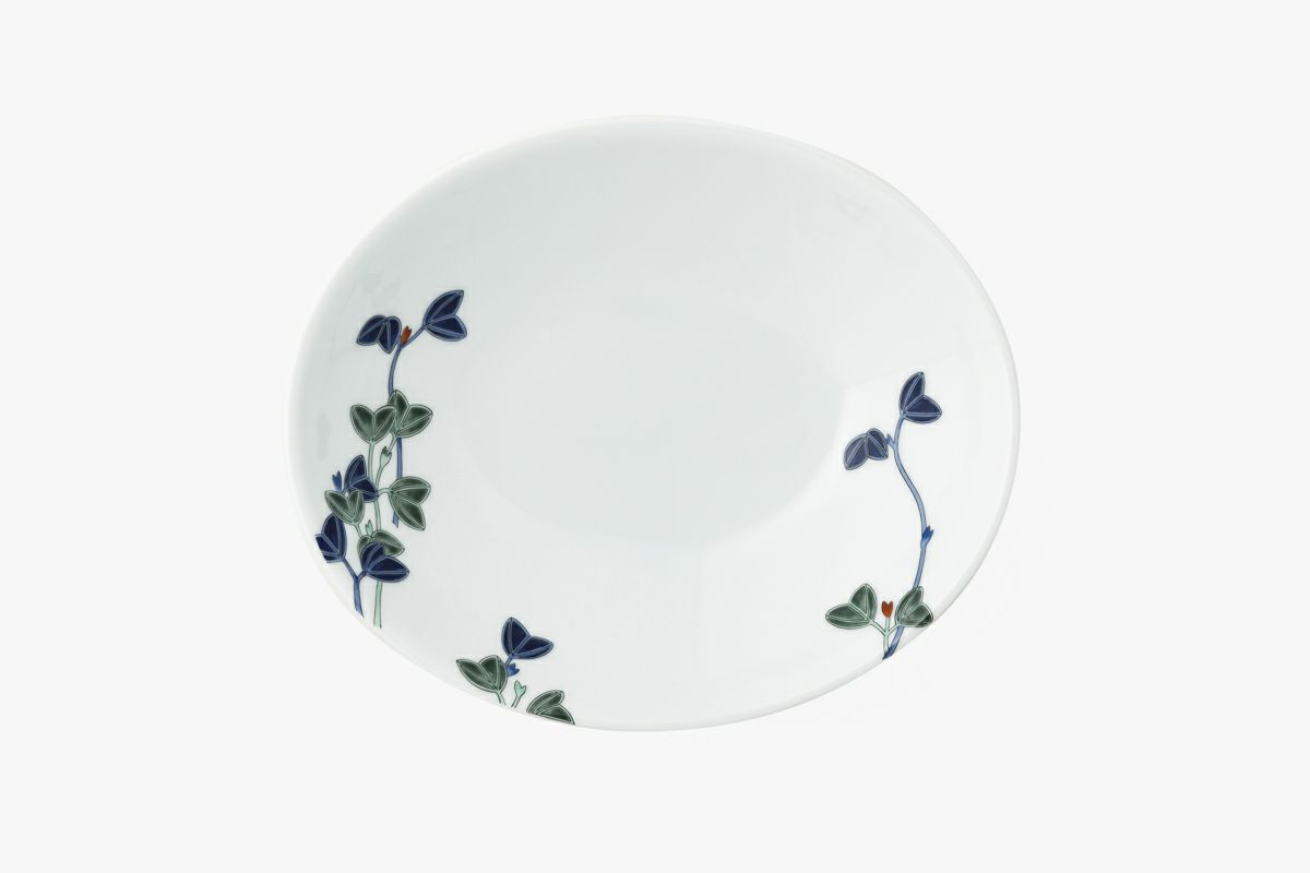 ツイン 楕円盛鉢 | 有田焼 深川製磁｜公式オンラインストア