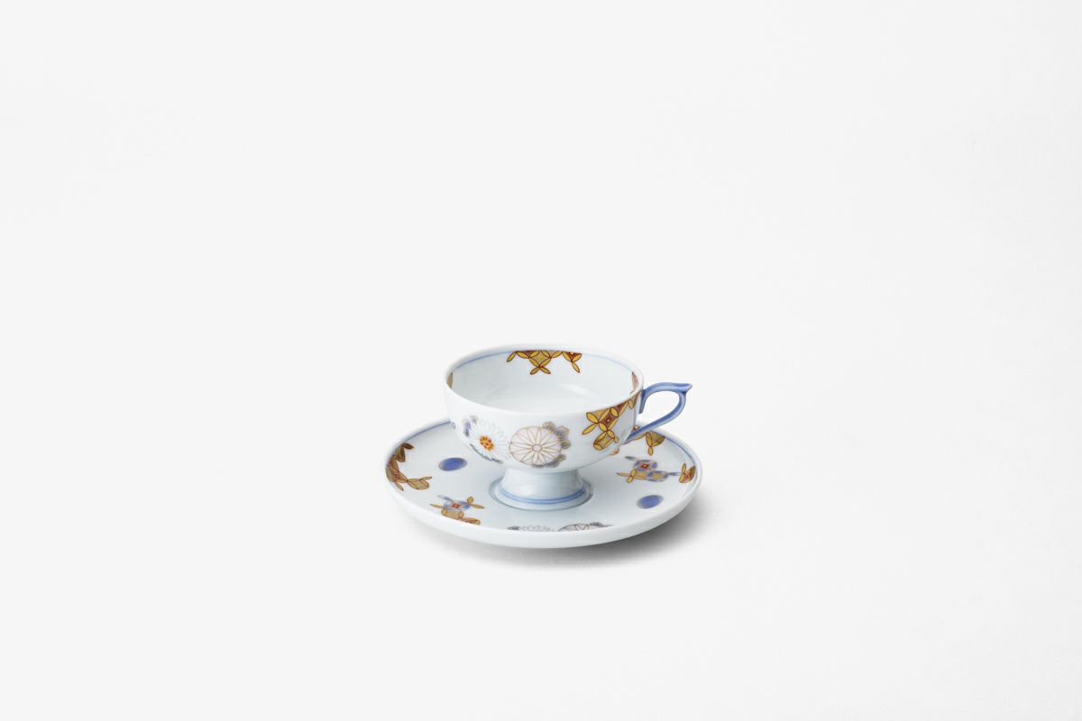 菊七宝　紅茶碗皿 | 有田焼 深川製磁｜公式オンラインストア