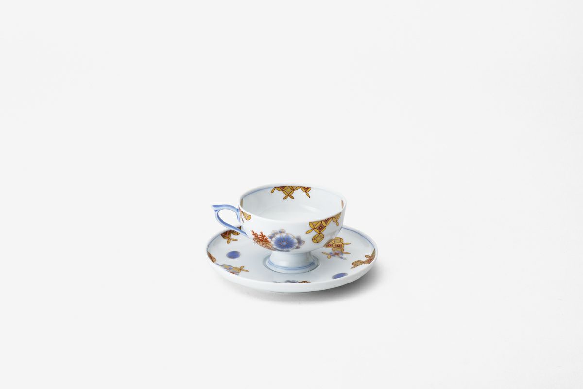 菊七宝 紅茶碗皿 | 有田焼 深川製磁｜公式オンラインストア
