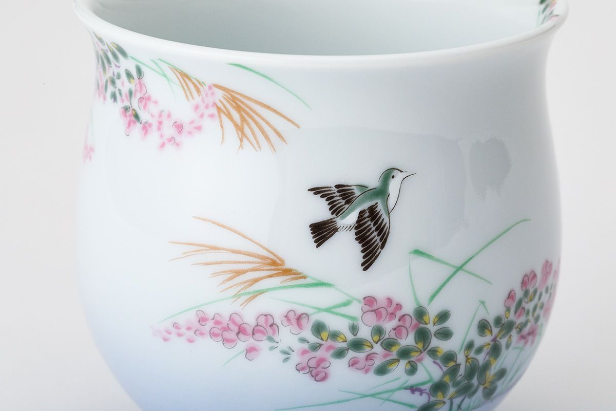 萩花見 元型大湯呑 | 有田焼 深川製磁｜公式オンラインストア