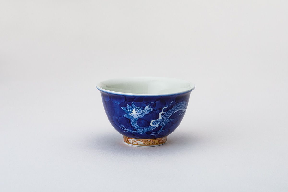 直径×高さ＝102×45cm深川製磁 寿赤絵 飯碗 茶碗 金彩 ご飯茶碗 ごはん