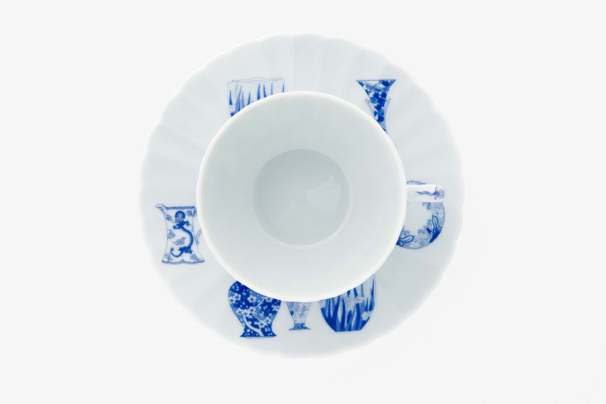 ブルーチャイナ ペア碗皿 | 有田焼 深川製磁｜公式オンラインストア