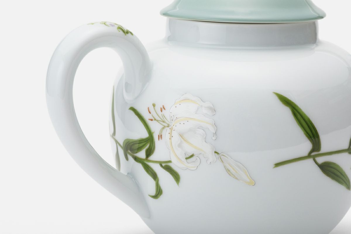 白百合 グランポット | 有田焼 深川製磁｜公式オンラインストア