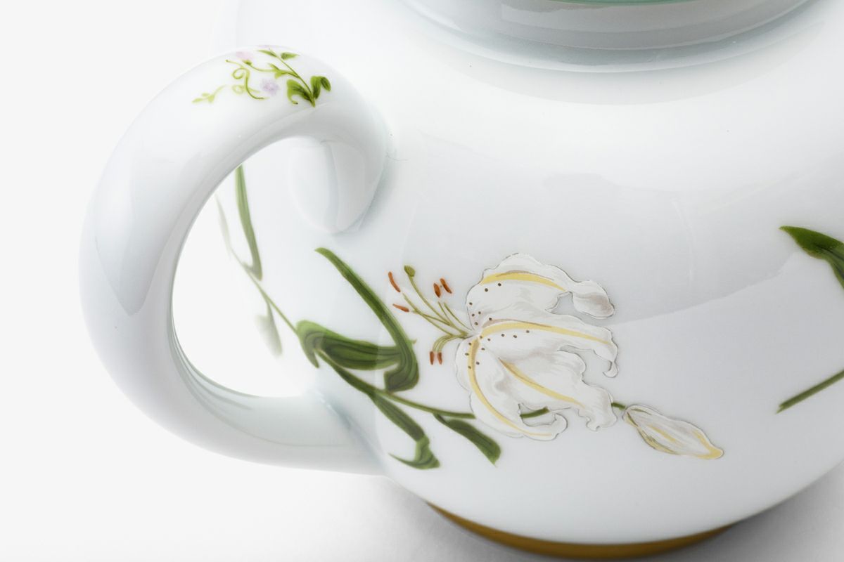 白百合 グランポット | 有田焼 深川製磁｜公式オンラインストア