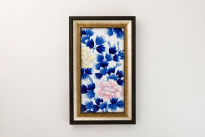 染錦牡丹　Ｐ陶額