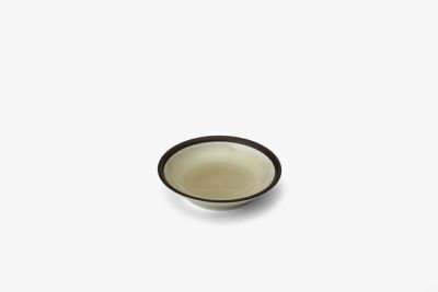 パールグレイ釉　西型小皿
