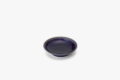ルリ釉　西型小皿