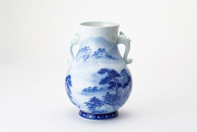 山水　竜手付14号花生