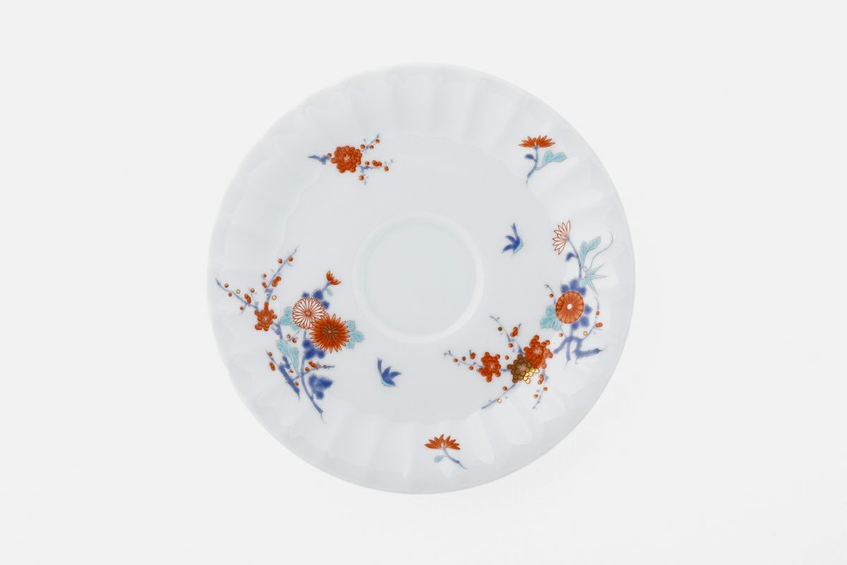 色絵花鳥紋 紅茶碗皿 | 有田焼 深川製磁｜公式オンラインストア