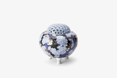 金襴桜　篭目香炉