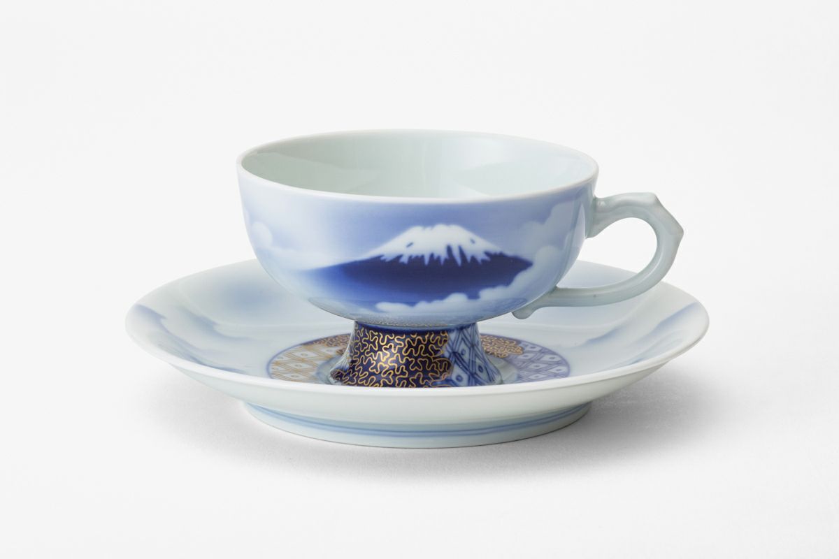 日本製/今治産 深川製磁 マーガレット ペア紅茶碗皿 - 通販 - www 