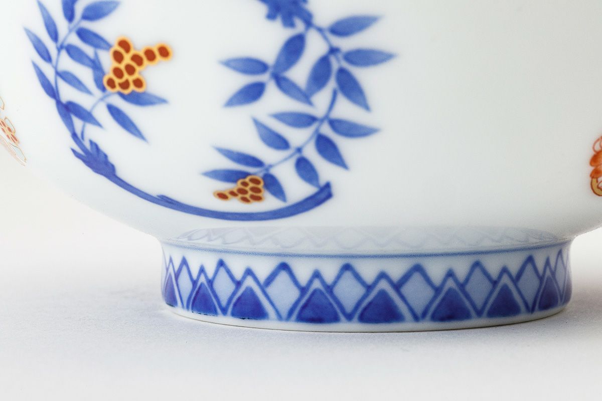 染錦花丸紋 飯碗 | 有田焼 深川製磁｜公式オンラインストア