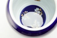 花見おどり（瑠璃） 長命壺5寸 | 有田焼 深川製磁｜公式オンラインストア