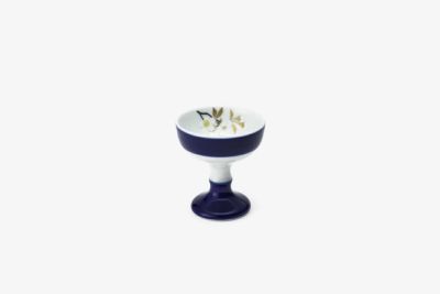 瑠璃さくら　仏飯器　大（５.８）
