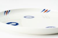 月見うさぎ 楕円プレート | 有田焼 深川製磁｜公式オンラインストア