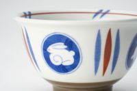 月見うさぎ 谷型飯碗 | 有田焼 深川製磁｜公式オンラインストア