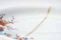 ポラリス【美品】源右衛門窯　色変り丸文　小皿5枚　有田焼　深川製磁 源右衛門窯 染付梅絵 深皿 器 食器 皿 カレー皿 パスタ皿 有田焼 A27-8