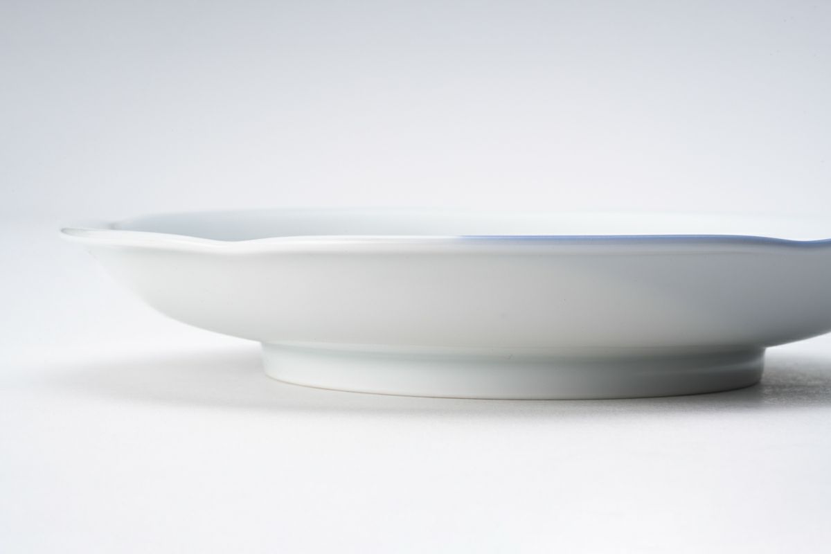 白金波鶴紋瑠璃 5寸皿 | 有田焼 深川製磁｜公式オンラインストア