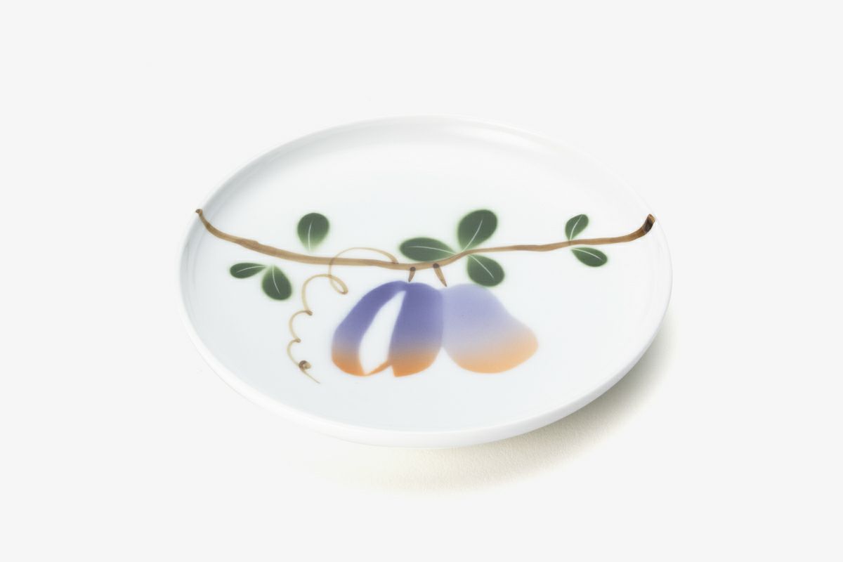 なごみ色 なごみアケビ プレート | 有田焼 深川製磁｜公式オンラインストア