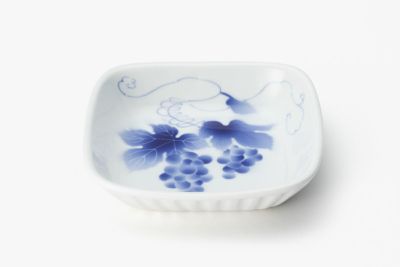 ブルーワイナリー　角大皿（二房）