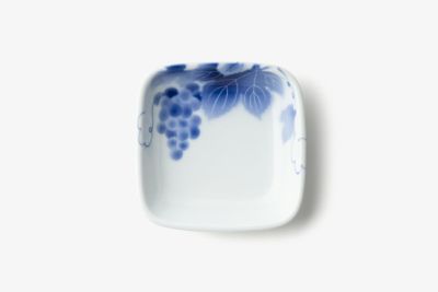 ブルーワイナリー　角小皿