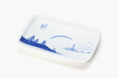 ゆるり山水　おつまみ皿　タワー