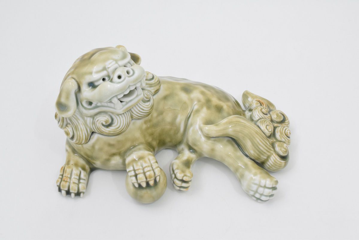 ルリ金獅子 置物 | 有田焼 深川製磁｜公式オンラインストア
