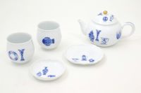 ブルーチャイナ 手付中急須 | 有田焼 深川製磁｜公式オンラインストア