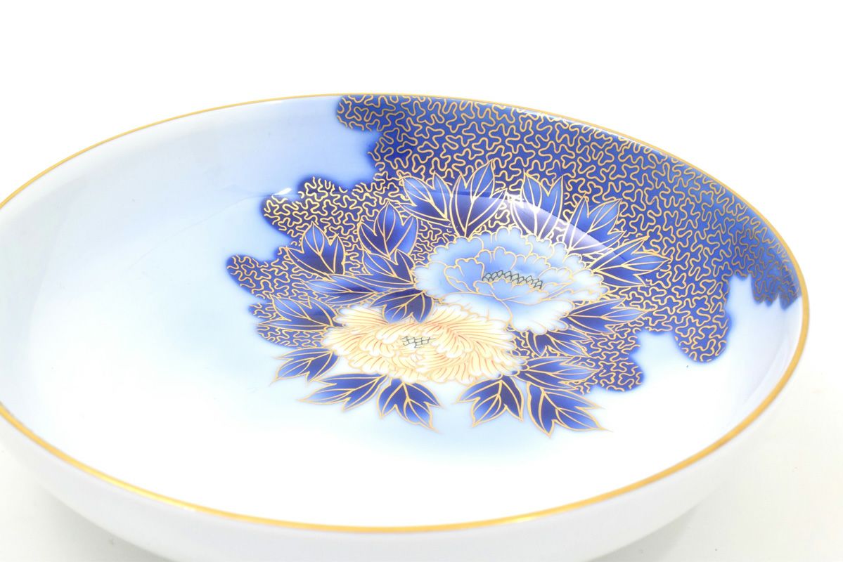 ☆雲文牡丹金ミル 深皿 | 有田焼 深川製磁｜公式オンラインストア