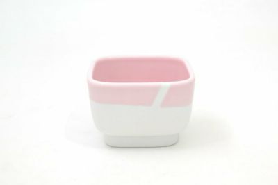 ピンク釉  キューブボックス