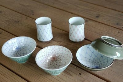 豪華　網目の涼やか6点揃
