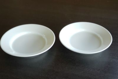 白磁ATUSHI　Lucky7 ペア23cm皿