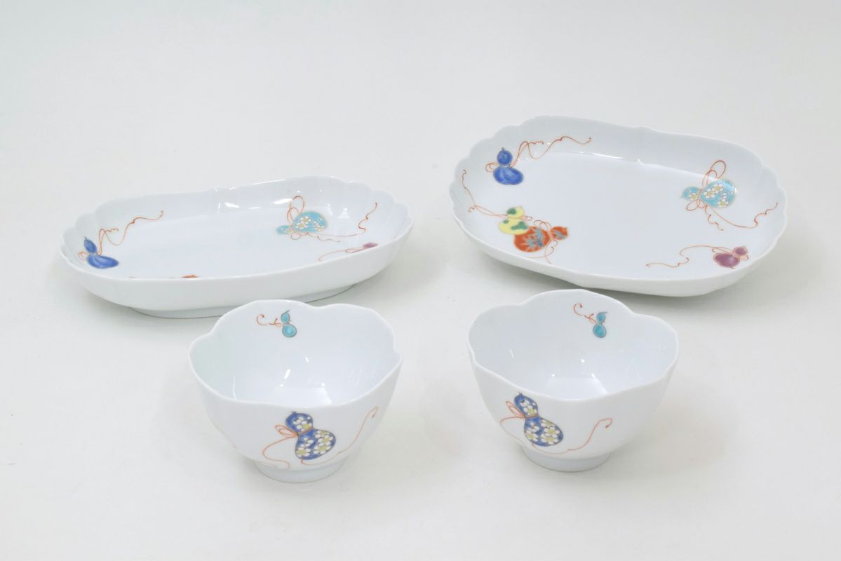 26花ひょうたん セットA | 有田焼 深川製磁｜公式オンラインストア